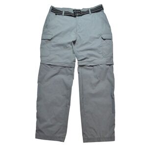 Denali Mens Convertible Cargo Hiking Pants/Shorts Lot of 2- 1 Gray 1 Black 34x30